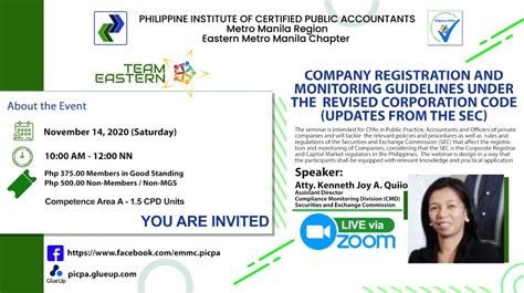crmd_publicassistance@sec.gov.ph|COMPANY REGISTRATION AND MONITORING DEPARTMENT (CRMD) .